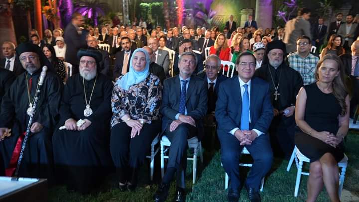 جانب من حفل تدشين مستشفى البامبينو جيزو بالعاصمة الإدارية