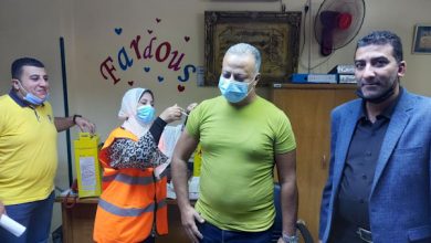 تطعيم العاملين بمنطقة بورسعيد بالجرعة الثانية للقاح فيروس كورونا