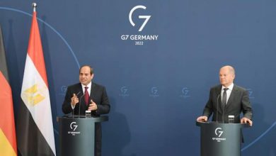 مؤتمر صحفي مشترك بين الرئيس السيسي و المستشار الألماني