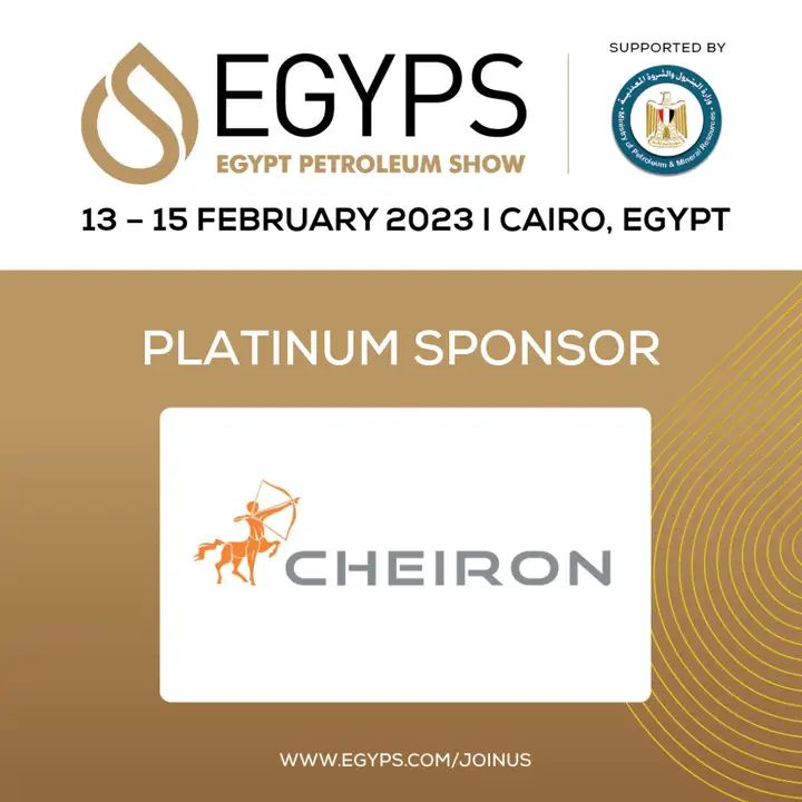 " CHEIRON " الراعي البلاتيني لـ " EGYPS 2023 "